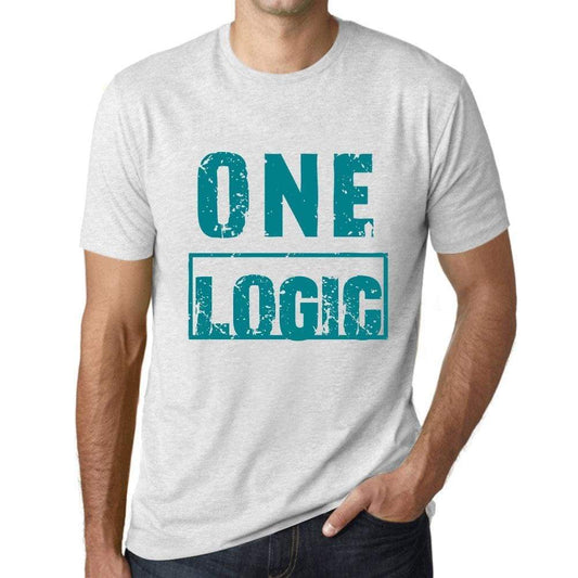 Mens Vintage Tee Shirt Graphic T Shirt One Logic Vintage White - Vintage White / Xs / Cotton - T-Shirt