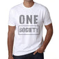 Mens Vintage Tee Shirt Graphic T Shirt One Society White - White / Xs / Cotton - T-Shirt