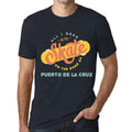Men's Vintage Tee Shirt Graphic T shirt Puerto de la Cruz Navy