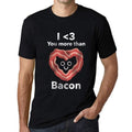 Men's Vintage Tee Shirt Graphic T shirt Valentine Bacon