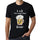 Mens Vintage Tee Shirt Graphic T Shirt Valentine Beer - Deep Black / Xs / Cotton - T-Shirt