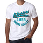 Mens Vintage Tee Shirt Graphic T Shirt Warriors Since 1958 White - White / Xs / Cotton - T-Shirt