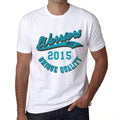 Men's Vintage Tee Shirt Graphic T shirt Warriors Since 2015 White