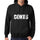 Mens Womens Unisex Printed Graphic Cotton Hoodie Soft Heavyweight Hooded Sweatshirt Pullover Popular Words Cokes Deep Black - Black / Xs /