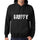 Mens Womens Unisex Printed Graphic Cotton Hoodie Soft Heavyweight Hooded Sweatshirt Pullover Popular Words Huffy Deep Black - Black / Xs /