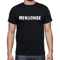 mensonge, French Dictionary, Men's Short Sleeve Round Neck T-shirt 00009