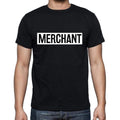 Merchant t shirt, mens t-shirt, occupation, S Size, Black, Cotton