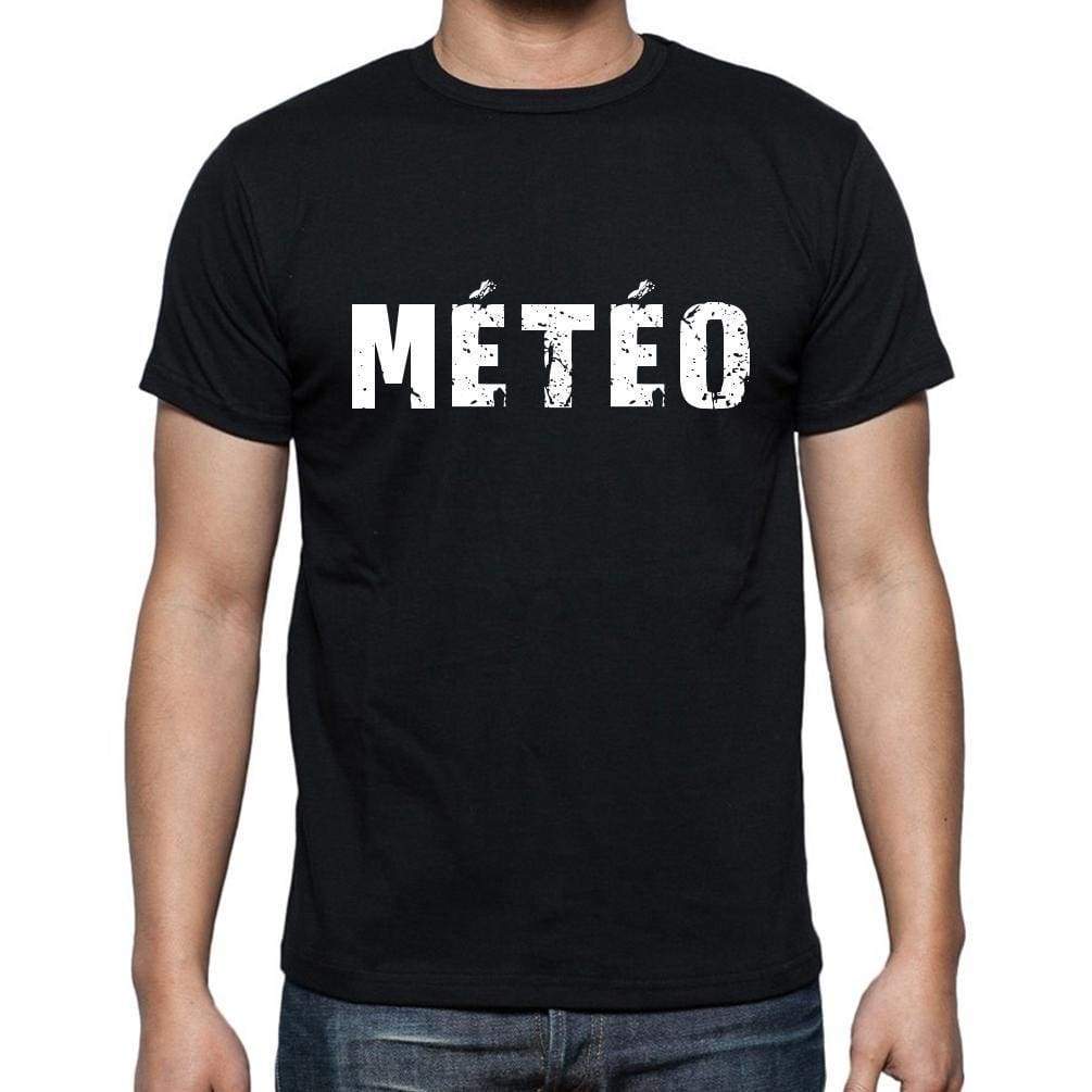 Météo French Dictionary Mens Short Sleeve Round Neck T-Shirt 00009 - Casual