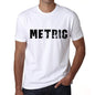Metric Mens T Shirt White Birthday Gift 00552 - White / Xs - Casual