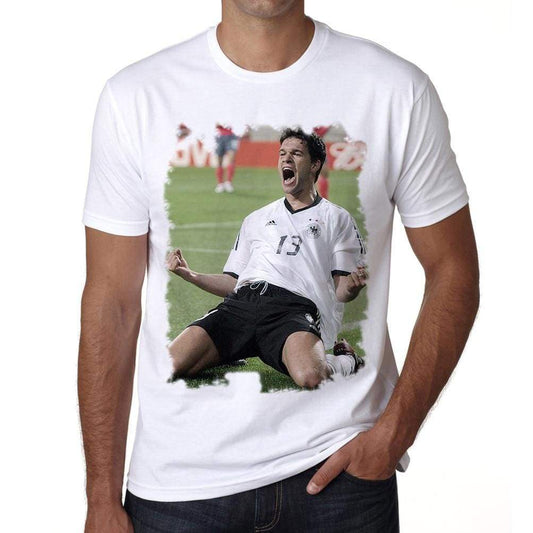 Michael Ballack T-Shirt For Mens Short Sleeve Cotton Tshirt Men T Shirt 00034 - T-Shirt