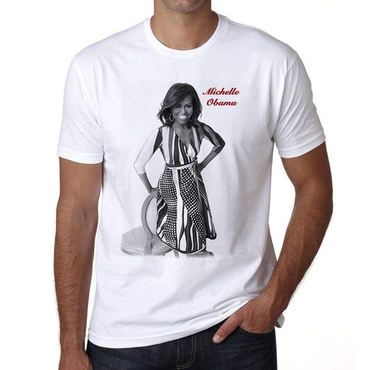 Michelle Obama T-Shirt For Mens Short Sleeve Cotton Tshirt Men T Shirt 00034 - T-Shirt