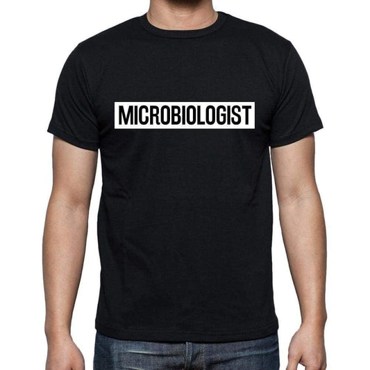 Microbiologist T Shirt Mens T-Shirt Occupation S Size Black Cotton - T-Shirt