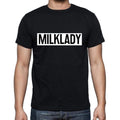 Milklady t shirt, mens t-shirt, occupation, S Size, Black, Cotton