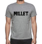Millet Grey Mens Short Sleeve Round Neck T-Shirt 00018 - Grey / S - Casual