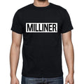 Milliner t shirt, mens t-shirt, occupation, S Size, Black, Cotton