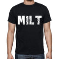 milt Men's Short Sleeve Round Neck T-shirt 00016