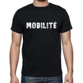 mobilité, French Dictionary, Men's Short Sleeve Round Neck T-shirt 00009