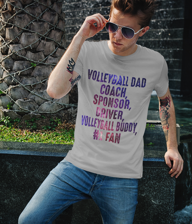 Gennemvæd lineal Åre ULTRABASIC Men's Graphic T-Shirt Volleyball Dad Volleyball Daddy - Gift For  Volleyball Players X-Small / Pure Grey | affordable organic t-shirts  beautiful designs