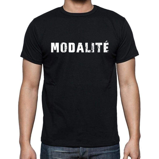 Modalité French Dictionary Mens Short Sleeve Round Neck T-Shirt 00009 - Casual