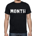 month Men's Short Sleeve Round Neck T-shirt , Black T-shirt EN