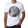 Morgan Dollar Men's Short Sleeve Round Neck T-shirt