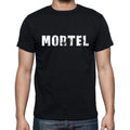 mortel, French Dictionary, Men's Short Sleeve Round Neck T-shirt 00009