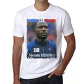 Moussa SISSOKO, France, Les Aquas T-shirt, Euro 2016 Tshirt, Men's White tee, 100% Cotton 00184