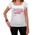 Music is the, White Women's T-shirt, 100% cotton 00168