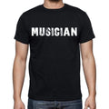 musician Men's Short Sleeve Round Neck T-shirt , Black T-shirt EN