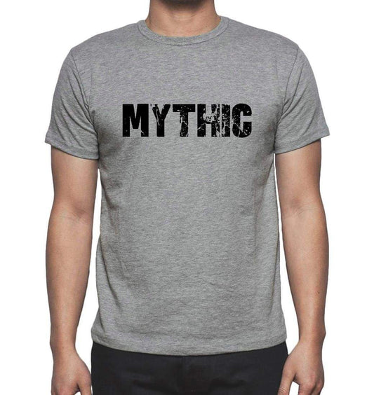 Mythic Grey Mens Short Sleeve Round Neck T-Shirt 00018 - Grey / S - Casual