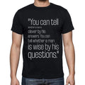 Naguib Mahfouz quote t shirts,"You can tell whether a",t shirts men,black