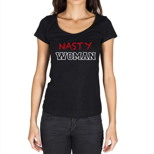 Nasty Woman Check Black Nasty Woman Tshirt Black Tshirt Gift Tshirt Womens T-Shirt