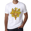 National emblem of France Men's Short Sleeve Round Neck T-shirt 00170