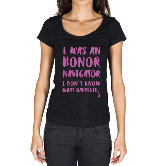 Navigator What Happened Black Womens Short Sleeve Round Neck T-Shirt Gift T-Shirt 00317 - Black / Xs - Casual