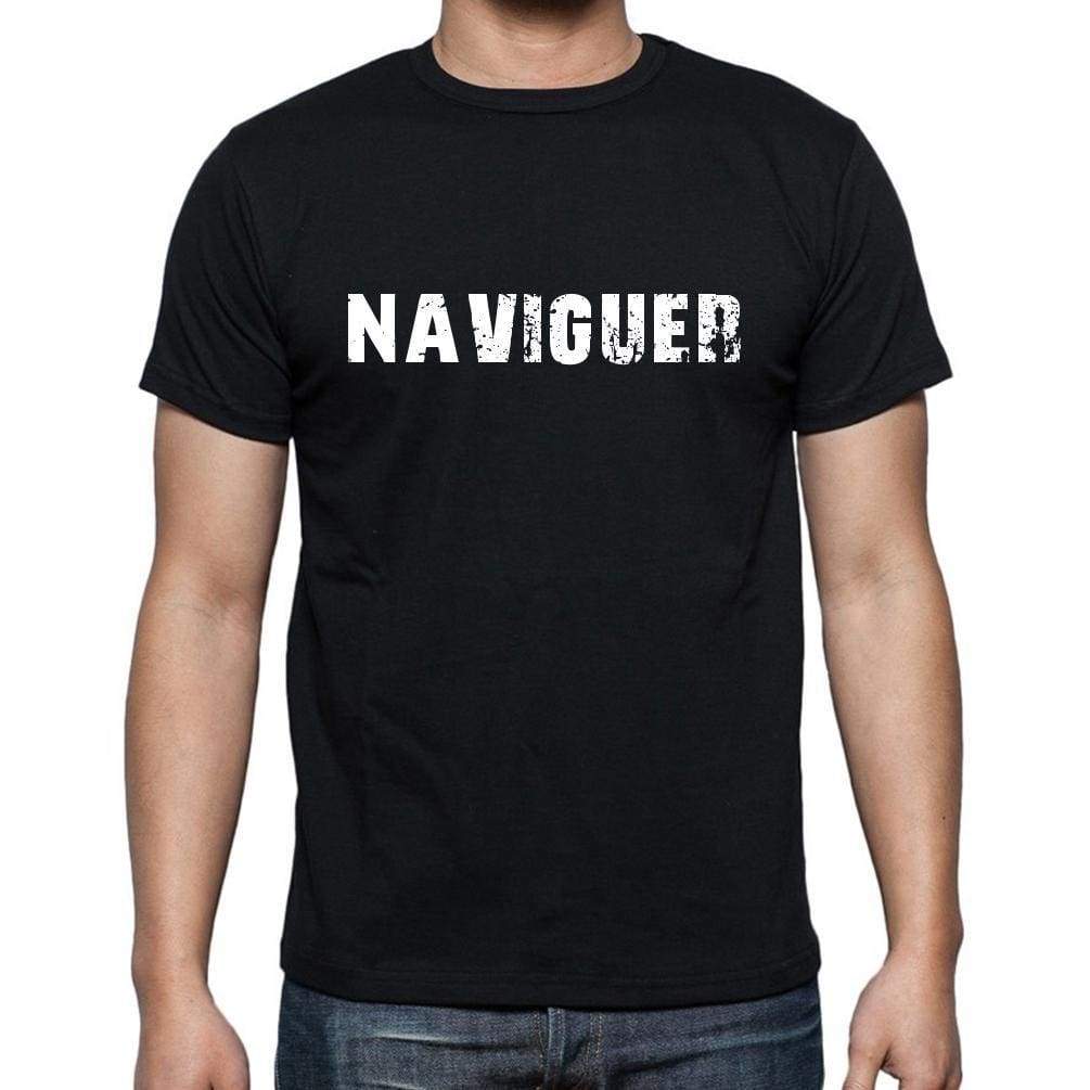 Naviguer French Dictionary Mens Short Sleeve Round Neck T-Shirt 00009 - Casual