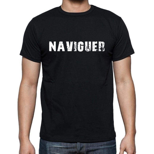 Naviguer French Dictionary Mens Short Sleeve Round Neck T-Shirt 00009 - Casual