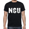 ncu men t shirts,Short Sleeve,t shirts men,tee shirts for men,cotton,black , 3 letters