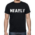 nearly Men's Short Sleeve Round Neck T-shirt , Black T-shirt EN