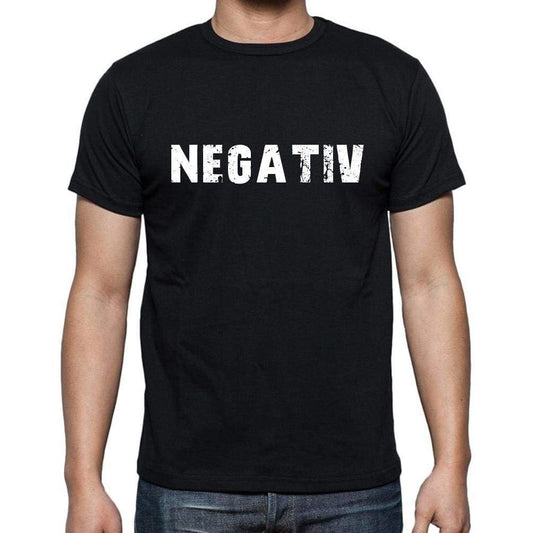 Negativ Mens Short Sleeve Round Neck T-Shirt - Casual