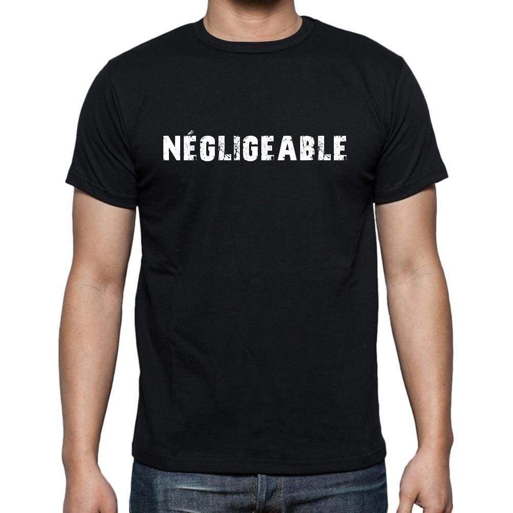 Négligeable French Dictionary Mens Short Sleeve Round Neck T-Shirt 00009 - Casual