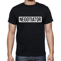 Negotiator t shirt, mens t-shirt, occupation, S Size, Black, Cotton