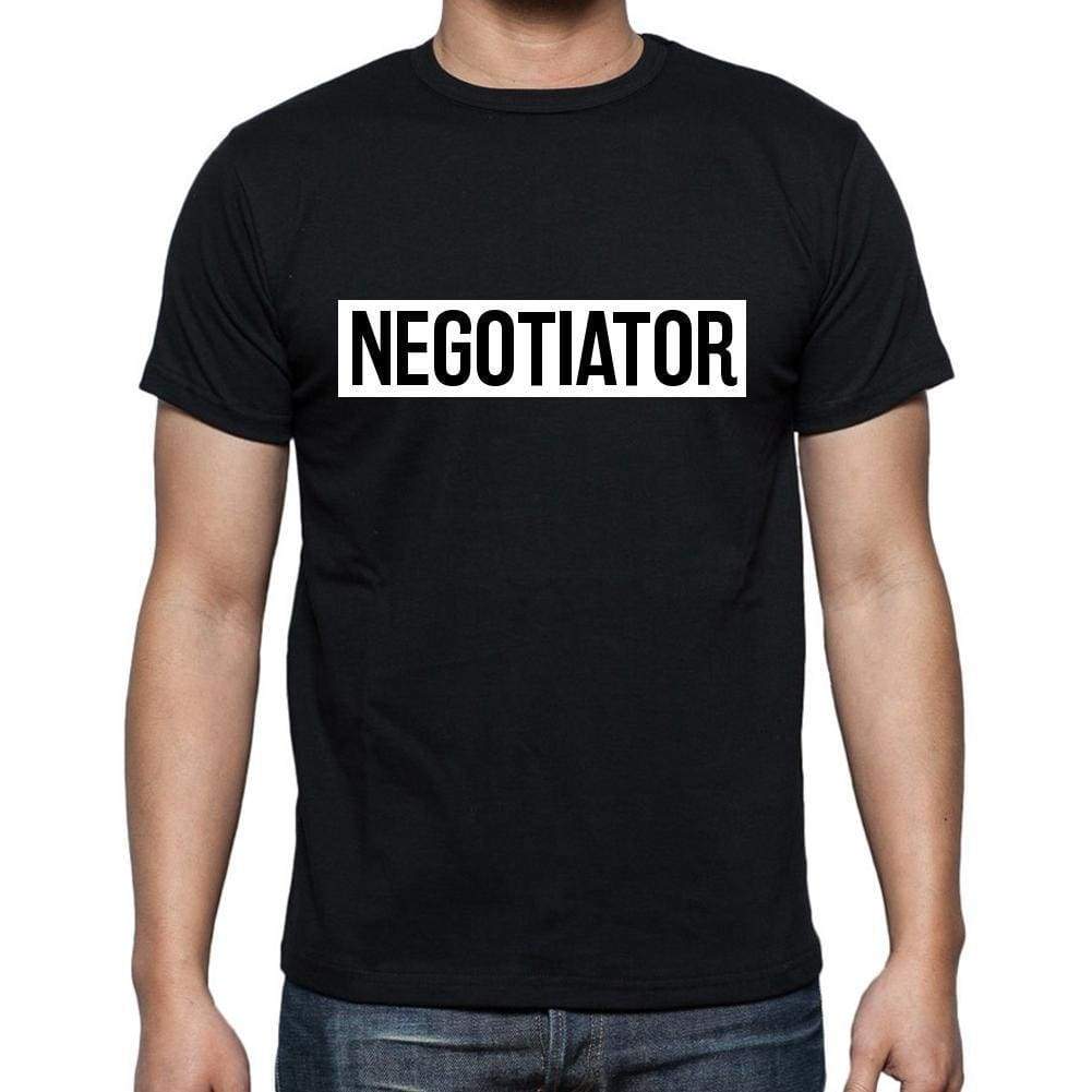 Negotiator T Shirt Mens T-Shirt Occupation S Size Black Cotton - T-Shirt