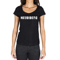 neubiberg, German Cities Black, Women's Short Sleeve Round Neck T-shirt 00002