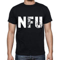 nfu men t shirts,Short Sleeve,t shirts men,tee shirts for men,cotton,black , 3 letters