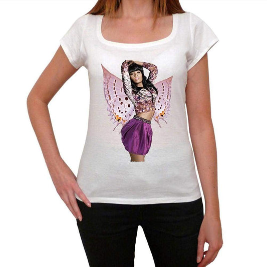 Nicky Minaj Butterfly Womens T-Shirt Picture Celebrity 00038