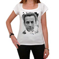Nicolás Maduro, Kurzarm-T-Shirt mit U-Ausschnitt für Damen 00139