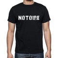 notoire, French Dictionary, Men's Short Sleeve Round Neck T-shirt 00009