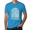 Nourishing Fingerprint, Blue, Men's Short Sleeve Round Neck T-shirt, gift t-shirt 00311