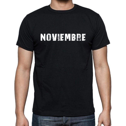 Noviembre Mens Short Sleeve Round Neck T-Shirt - Casual