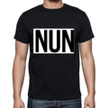Nun t shirt, mens t-shirt, occupation, S Size, Black, Cotton